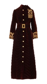 The Julie Andrews Hour | Chocolate-Brown Quilted Gown