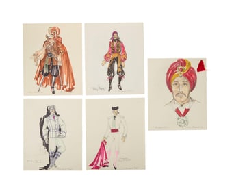 Tony Orlando and Dawn | Costume Sketches for Tony Orlando by Michael Travis
