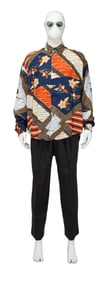 Late Night with David Letterman | Paul Shaffer Mod Shirt Ensemble with Musical Note Glasses