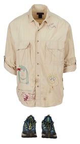 Survivor | Gretchen Cordy Embossed Shirt and Signed Shoes