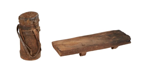 Survivor | Season 1 Tribal Council Offering Plate and Food Canister