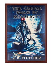 Murder, She Wrote | Jessica Fletcher (Angela Lansbury) "The Corpse Swam By Moonlight" Book Cover
