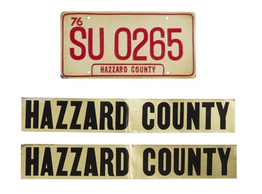 The Dukes of Hazzard | Hazzard County License Plate
