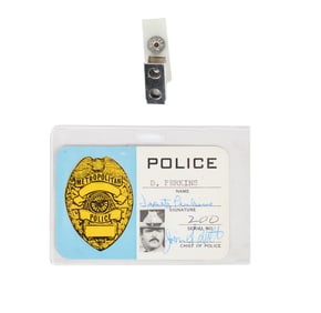 The Misadventures of Sheriff Lobo | Deputy Perkins (Mills Watson) Police ID Card