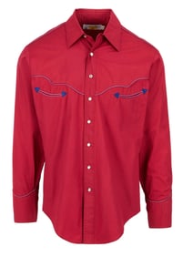 The Fall Guy | Colt Seavers (Lee Majors) Red Western Shirt