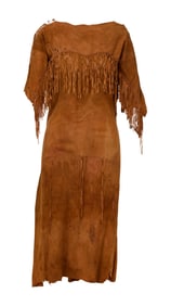 The Legend of Walks Far Woman | Walks Far Woman (Raquel Welch) Frontier Dress