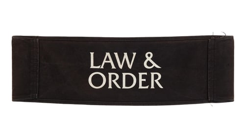 Law & Order | Jerry Orbach Chair Back
