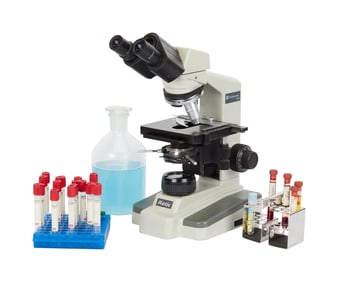 CSI: Crime Scene Investigation | Forensics Lab Set Decorations with Boreal Digital Microscope