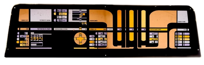 Star Trek: The Next Generation | Transporter Room LCARS Panel