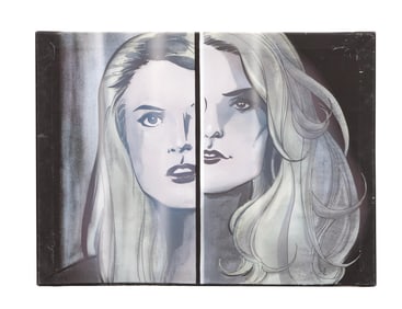 Heroes | Isaac Mendez (Santiago Cabrera) Jessica/Nikki Foretelling Prop Painting