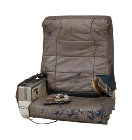 Lost | Oceanic Flight 815 Damaged First Class Airplane Seat - James "Sawyer" Ford's (Josh Holloway)