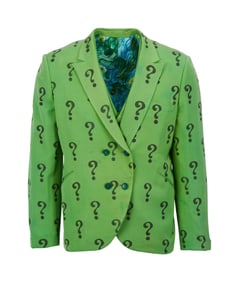 Batman | The Riddler (Frank Gorshin) Pilot and Movie-Worn Riddler Suit Jacket and Vest with Signed