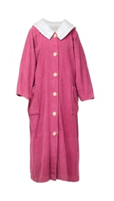 Roseanne | Roseanne Conner (Roseanne Barr) Pink Shaggy Bathrobe and Nightgown Ensemble