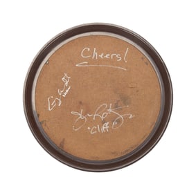 Cheers | Cliff and Norm (John Ratzenberger and George Wendt) Signed Bar Tray