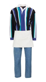 Cheers | Woody Boyd (Woody Harrelson) "I'm Okay, You're Defective" Ensemble with Bar Apron