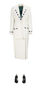 Cheers | Rebecca Howe (Kirstie Alley) "One for the Road, Parts 2 & 3" Wedding Suit Ensemble