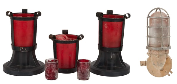 Cheers | Exterior Industrial Light Fixture with Bar Candles