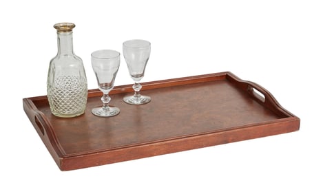 Frasier | Frasier Crane Penthouse Burlwood Tray with Decanter and Glasses