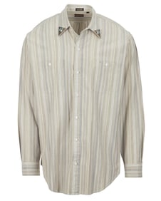 Dallas | J.R. Ewing (Larry Hagman) Metal Collar Tipped Dress Shirt with Set Dressing
