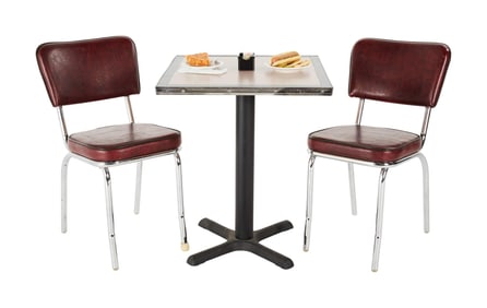 Beverly Hills, 90210 | Peach Pit Diner Table and Chairs