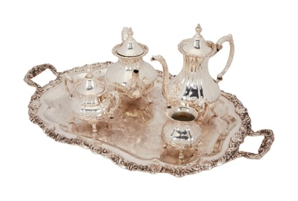 Boardwalk Empire | Nucky Thompson (Steve Buscemi) Ritz-Carlton Office Silver-Plated Tea Set
