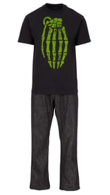 Breaking Bad | Jesse Pinkman (Aaron Paul) Black Graphic Tee-shirt & Black Jeans