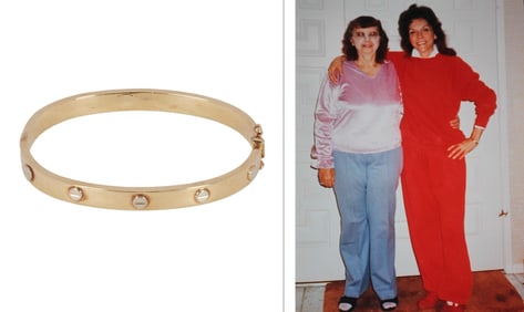 Karen Carpenter | Owned and Worn 14k Gold Bangle with Photos