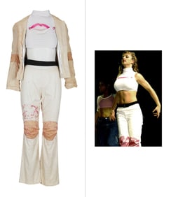 Britney Spears | 1999 "Baby One More Time" Tour Stage-Worn Ensemble with Doll, Ticket, Signed Photo,