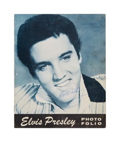 Elvis Presley | 1957 Signed "Jailhouse Rock" Photo Folio