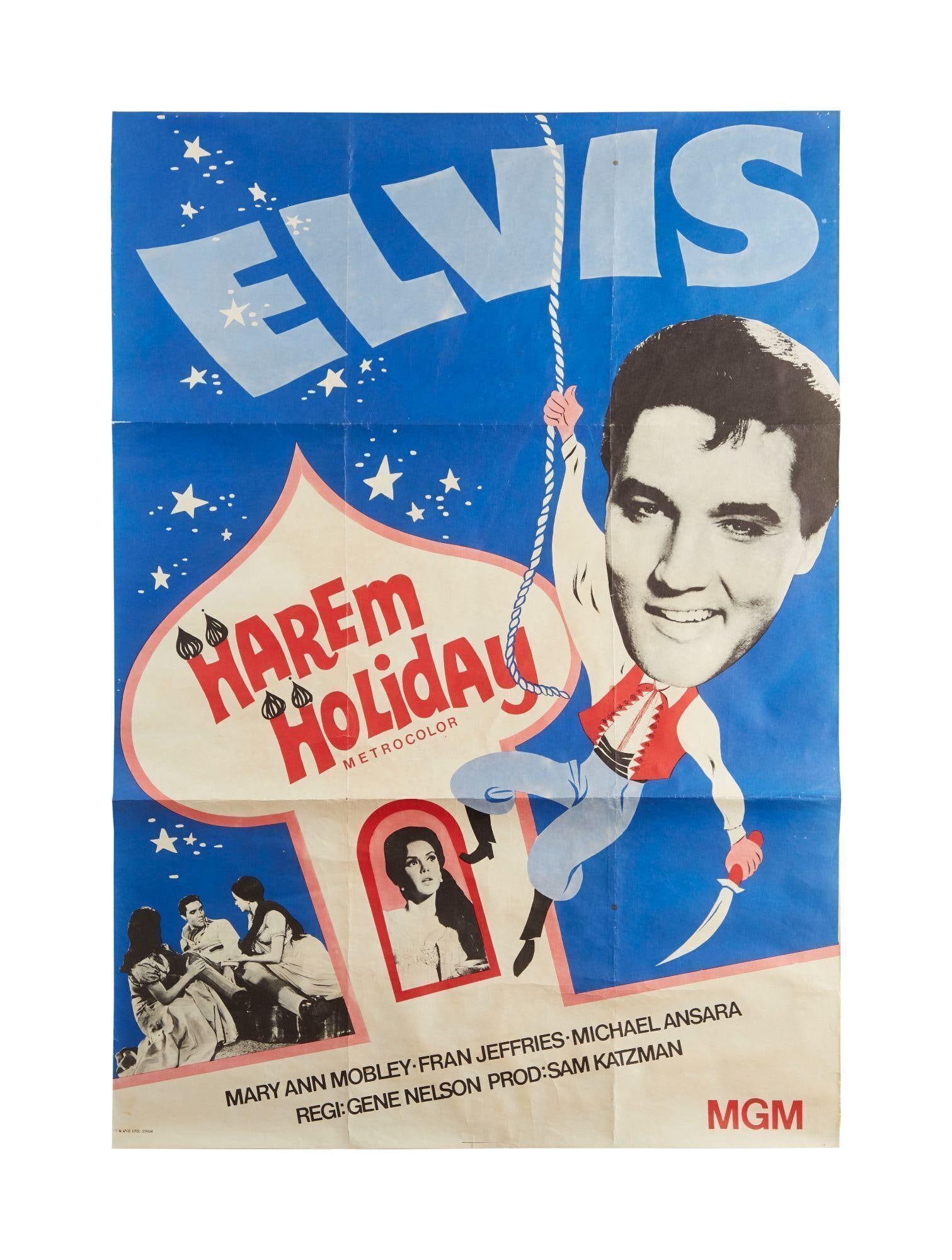 Elvis Presley | 1965 "Harem Holiday" Promotional Poster (1 of 2)