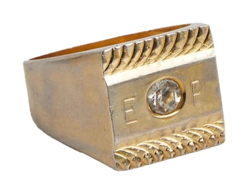 Elvis Presley | 18k Gold Plated Personalized Signet Ring