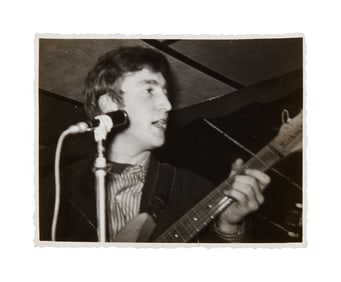 The Julian Lennon Collection | 1961 John Lennon Casbah Club Photograph