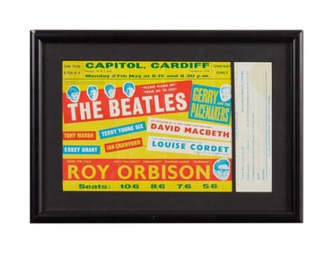 The Julian Lennon Collection | The Beatles 1963 Cardiff Concert Handbill