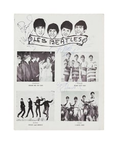 The Julian Lennon Collection | The Beatles 1964 Signed Olympia Theatre Paris Concert Program