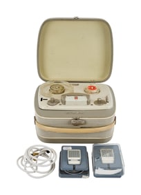 The Julian Lennon Collection | Grundig TK20 Suitcase Portable Reel-to-Reel Tape Recorder with Two