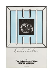 The Julian Lennon Collection | Paul McCartney and Wings "Band on the Run" Promotional Poster