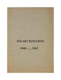 The Julian Lennon Collection | Stuart Sutcliffe 1984 Exhibition Brochure