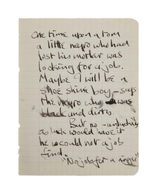 The Beatles | John Lennon 1961 Hamburg Handwritten Poem