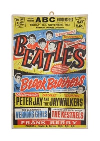 The Beatles | 1963 ABC Huddersfield Theatre Concert Poster