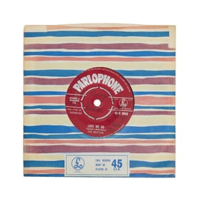 The Beatles | Twice-Signed "Love Me Do" 45 Record Single (R4949)