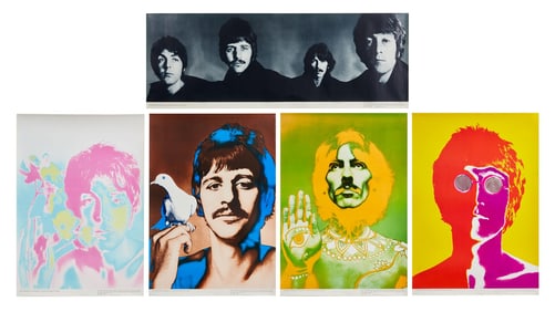 The Beatles | 1967 Richard Avedon Psychedelic Portrait Posters