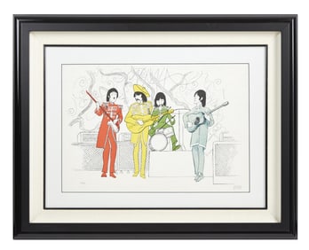 The Beatles | "Sgt. Pepper's Lonely Hearts Club Band" Al Hirschfeld Signed Limited-Edition