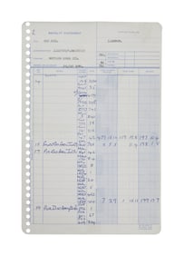 The Beatles | "Hey Jude" John Lennon/Paul McCartney Royalty Statement