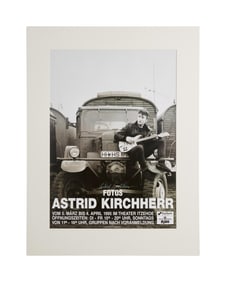 The Beatles | Astrid Kirchherr Signed 1995 Exhibition Poster
