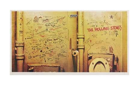 The Rolling Stones | 1968 Banned "Beggars Banquet" Toilet Cover Art