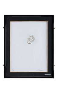 The Rolling Stones | Bill Wyman Tongue Logo Limited-Edition Print