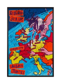 The Rolling Stones | Signed 1990 "Urban Jungle" Tour Poster