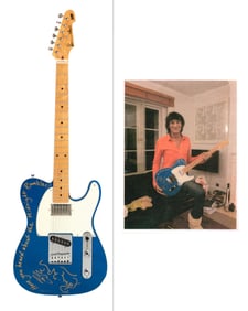 The Rolling Stones | Ronnie Wood Signed "Midnight Rambler" 2012 ESP Telecaster with Photo