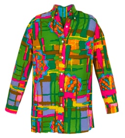 Jimi Hendrix | Owned Psychedelic Button-Down Shirt