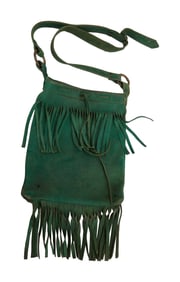 Jimi Hendrix | Suede Fringe Bag with Photo